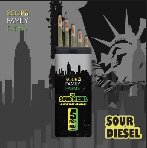 Sour Diesel Pre-Rolls 2.5g 5pk
