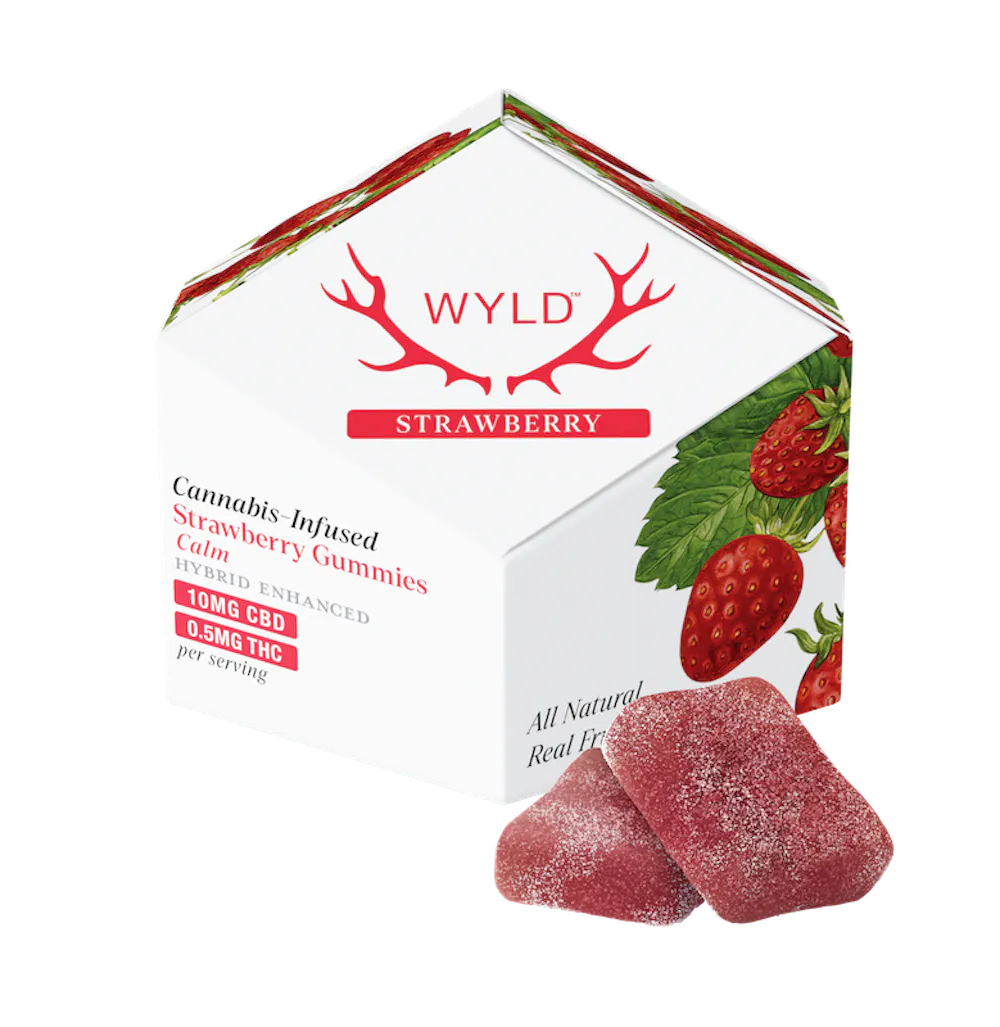 Product WYLD - Strawberry 20:1 CBD:THC Gummies (10mg 10pk)