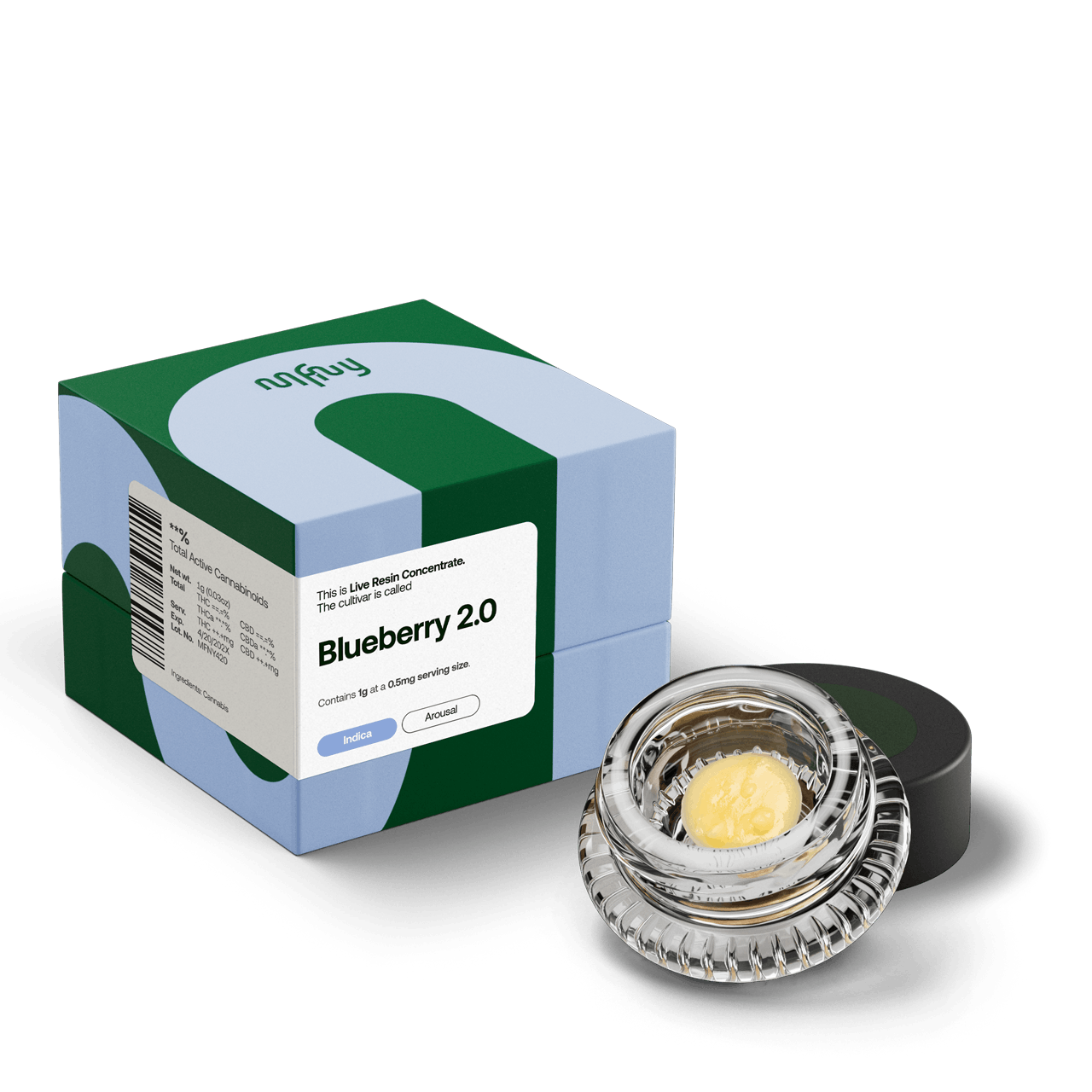 MFNY | Blueberry 2.0 | Live Resin Badder | 1g