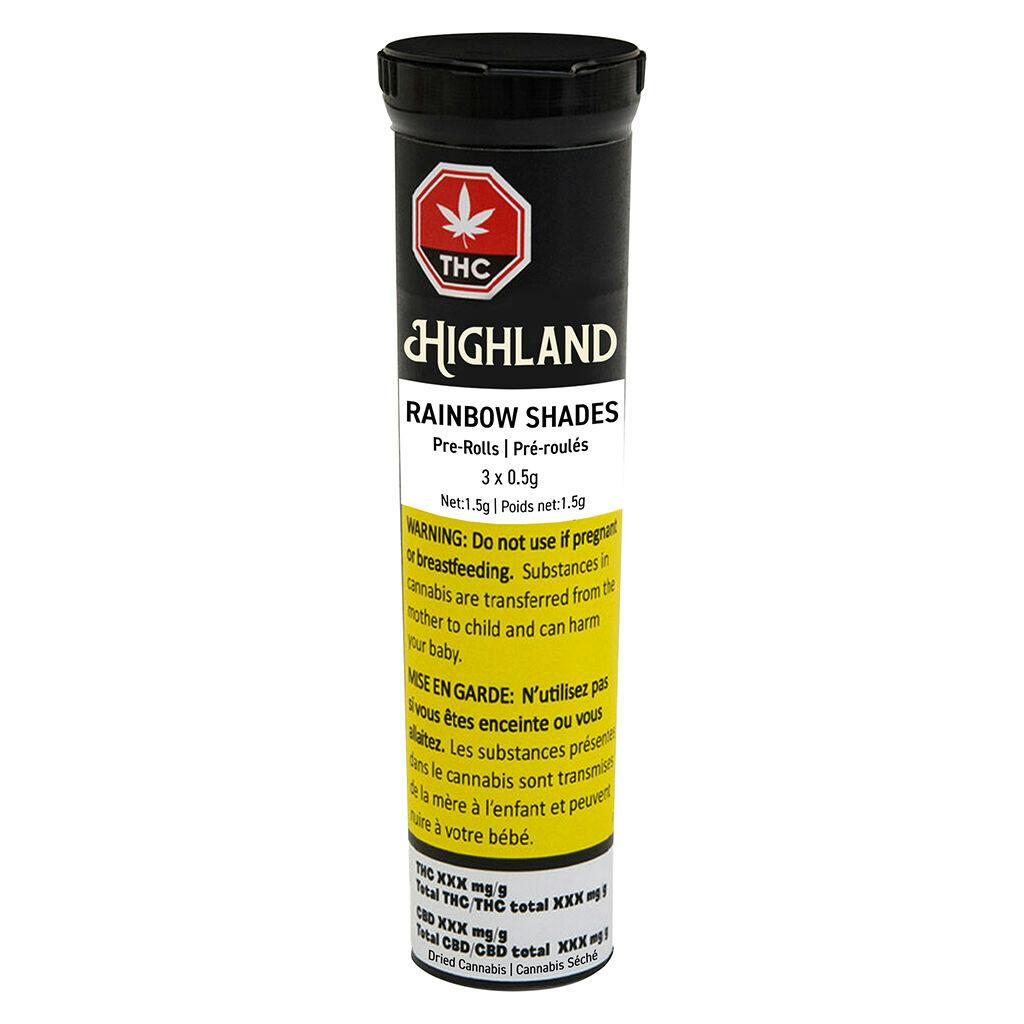 Highland Grow Rainbow Shades PreRoll 3x0.5g