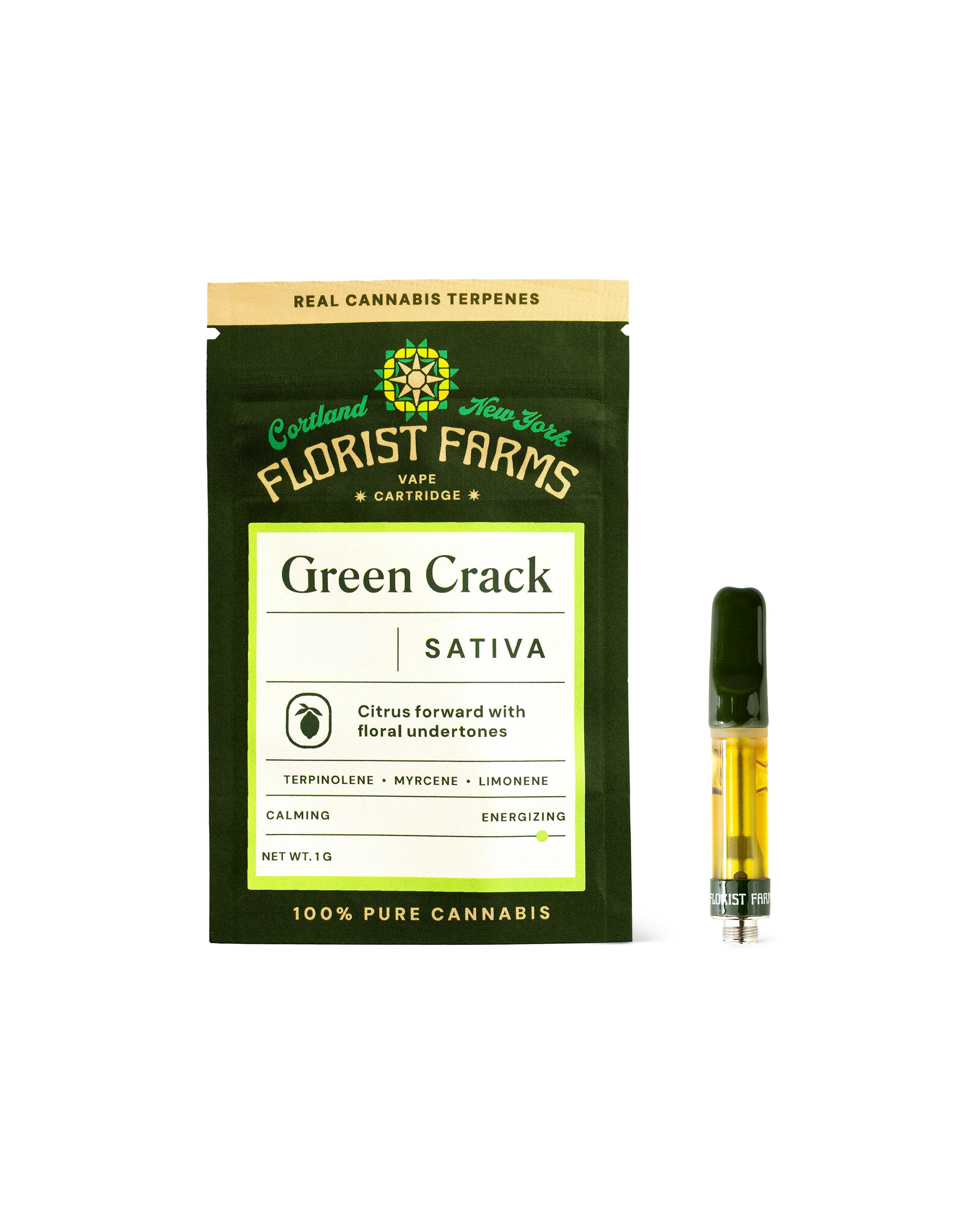 Shop Florist Farms GREEN CRACK | Cart in New York | Gotham NYC Dispensary