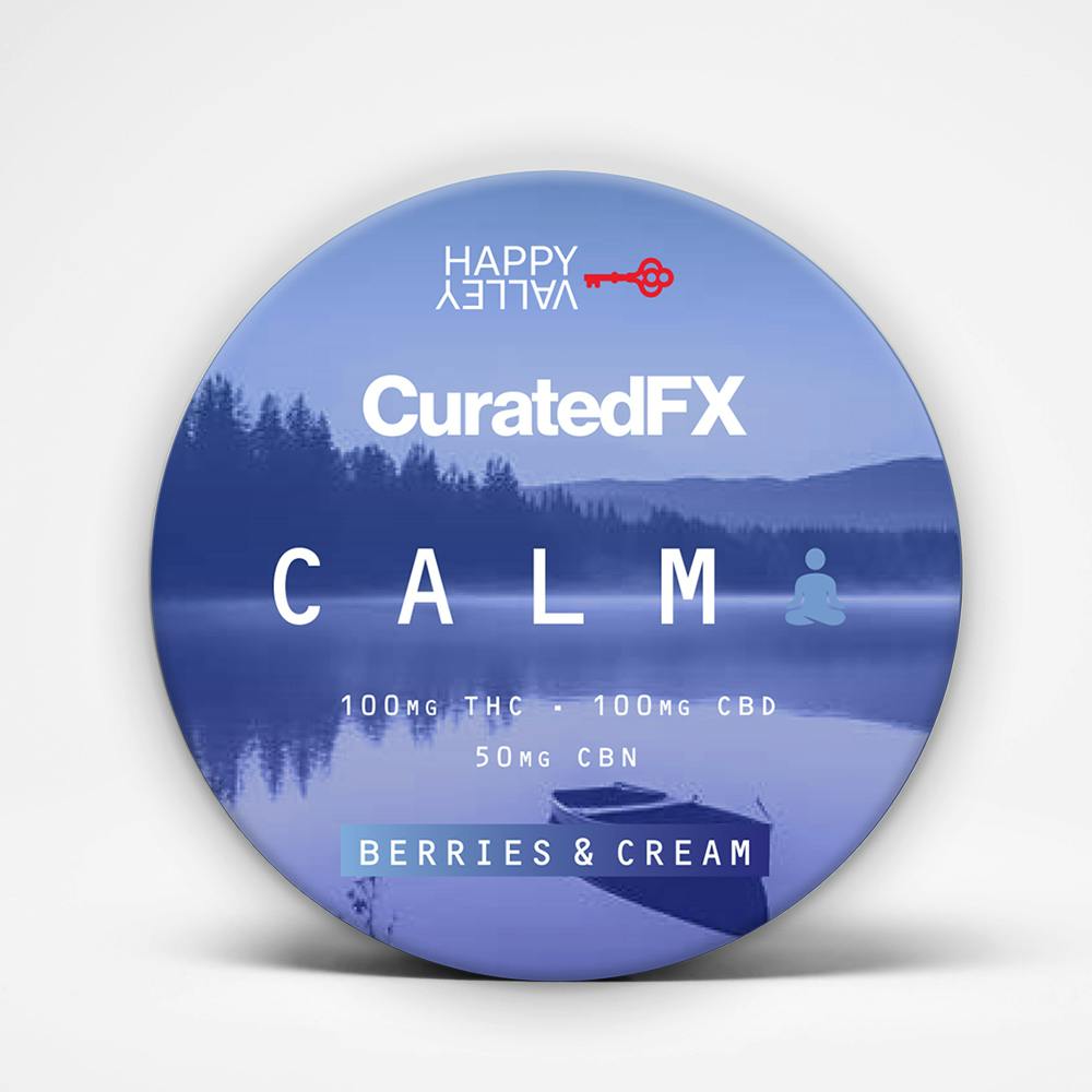 CuratedFX Gummies 100mg - Berries & Cream - CALM