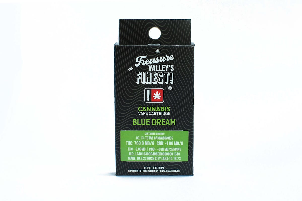 Photo of Treasure Valley’s Finest! 1g BLUE DREAM Flavored Distillate Vape Cartridge