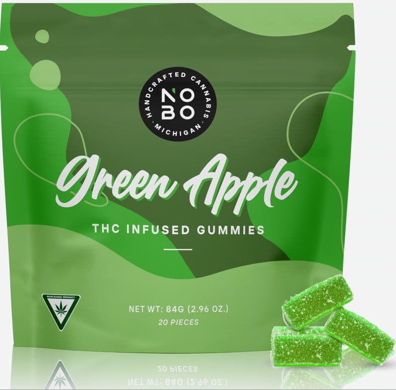NOBO | Green Apple | Gummies | 200mg | NOBO - Benton Harbor