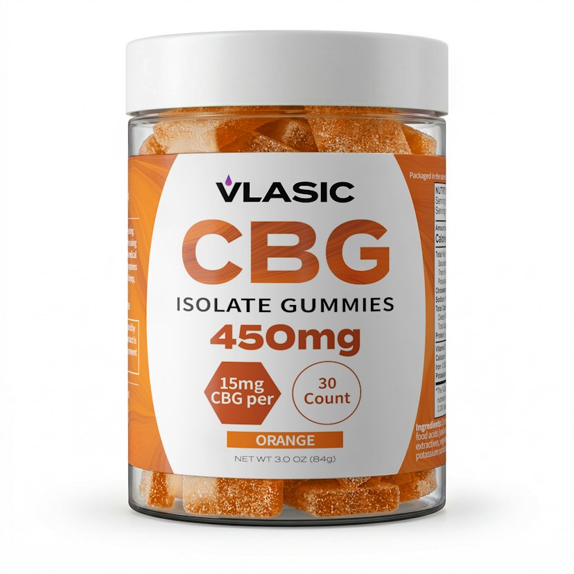 CBG Isolate Orange Gummies | 450mg