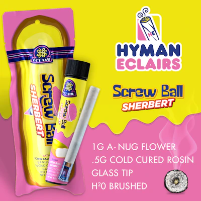 ScrewBall Sherbert | 1.5G Eclair Handcraft