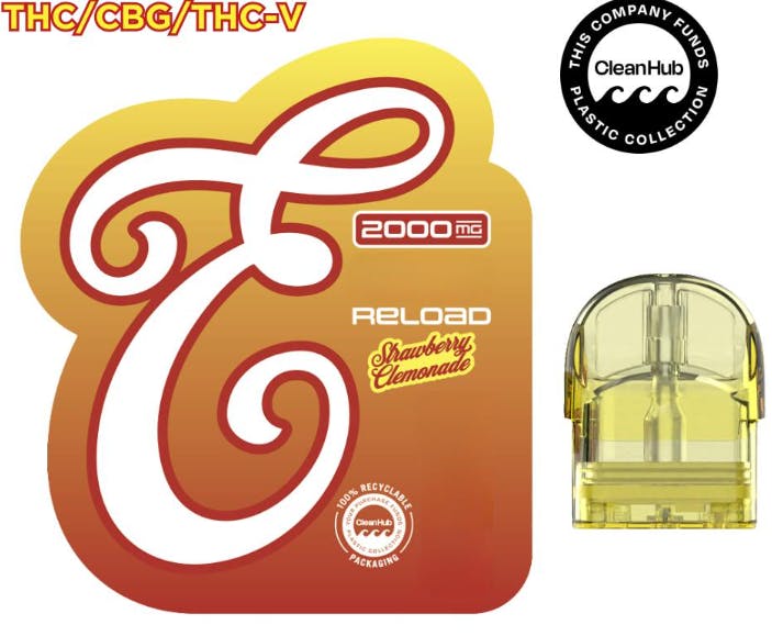 Product Eureka Fusion | Strawberry Clemonade 6:1:1 THC/CBG/THCV | Reload Pod