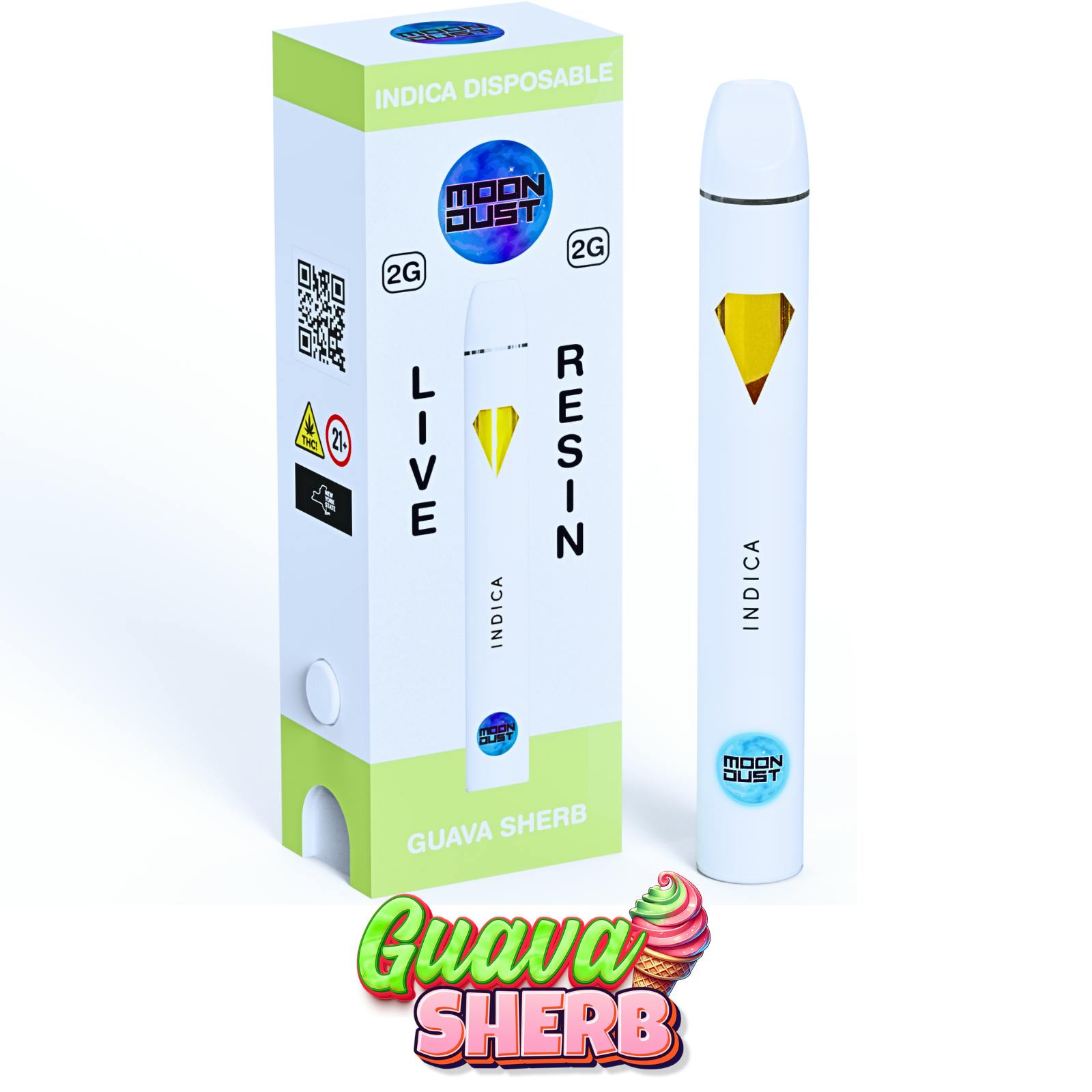 Moondust - Guava Sherb Disposable Vape by Moondust