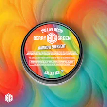 Berry Green - 15g Live Resin Baller Jar - Rainbow Sherbet