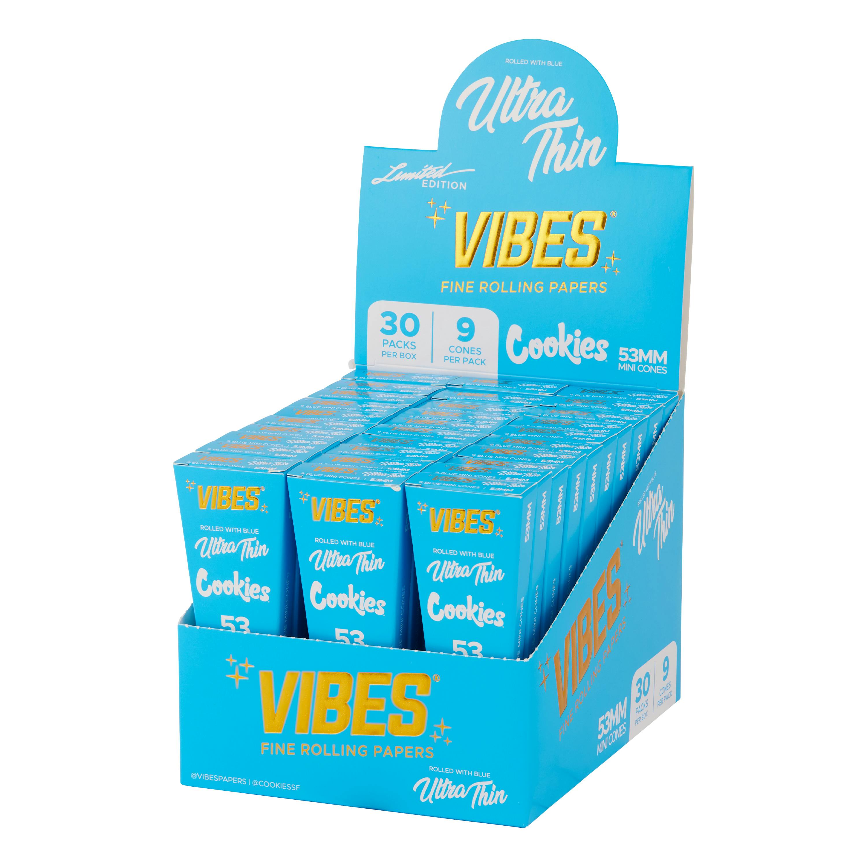 コッキー Cookies VIBES x Cookies - Cones - 53mm: Blue Ultra Thin - Cookies