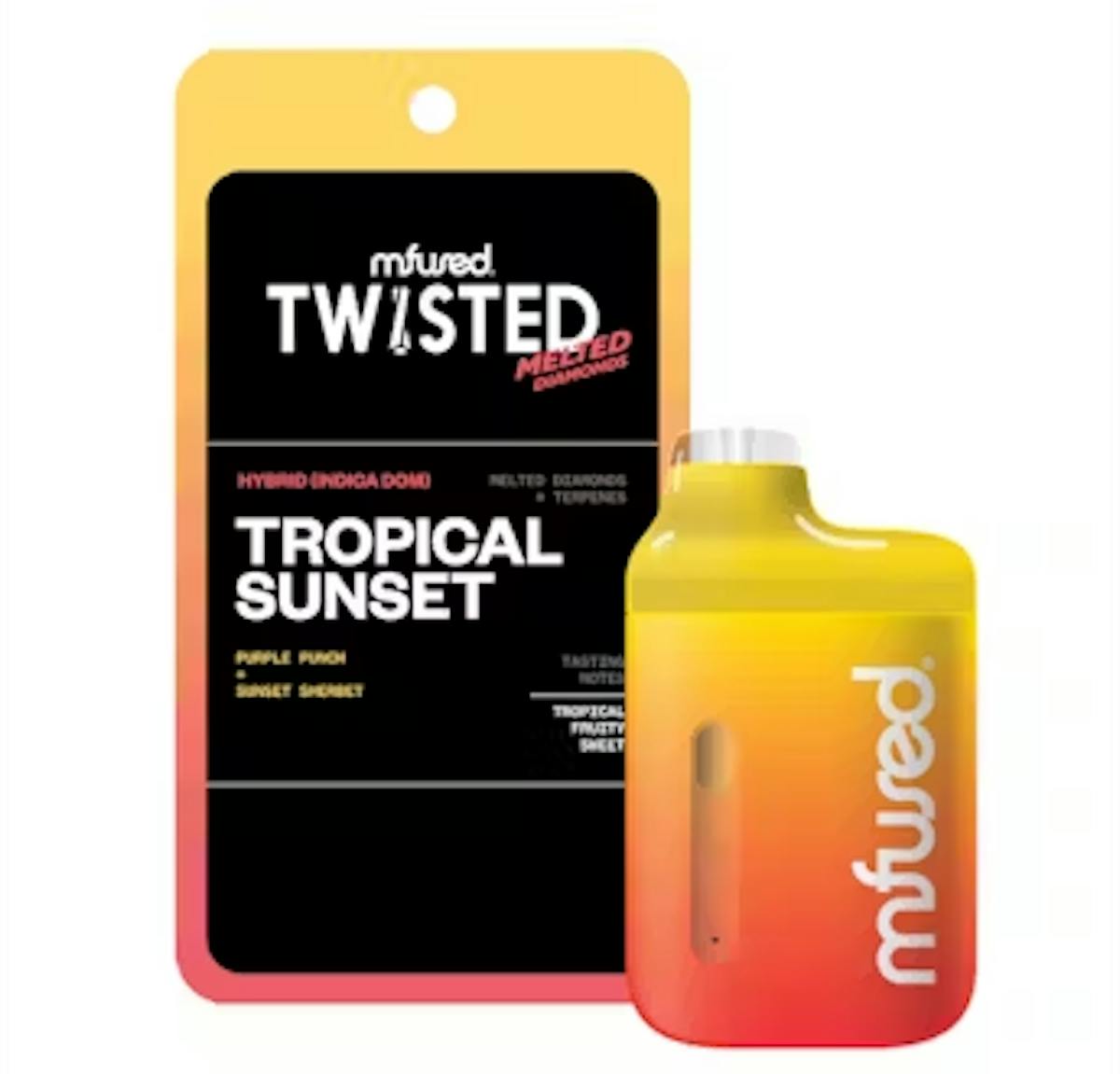 Image of Tropical Sunset Melted Diamonds Vape Pen
