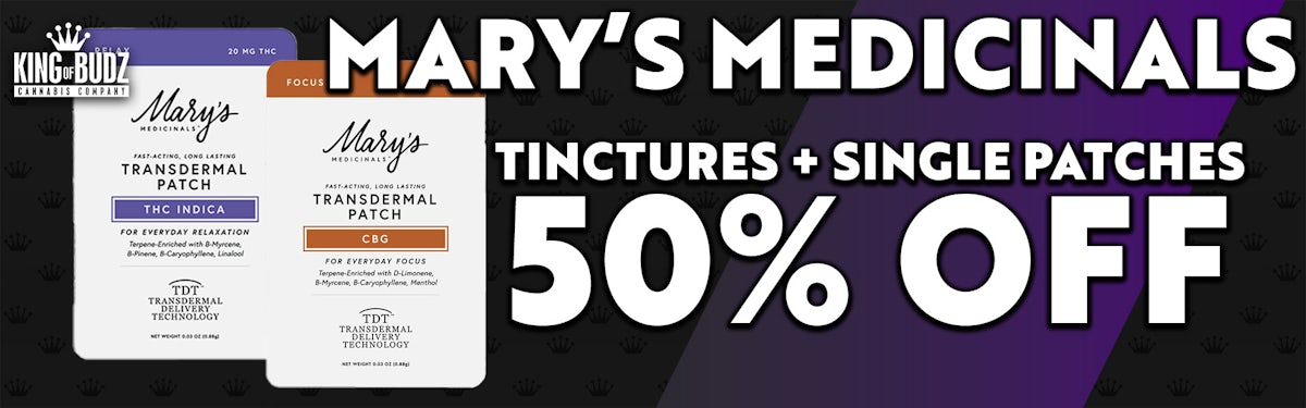Mary's Medicinal 50 Percent off Select Items