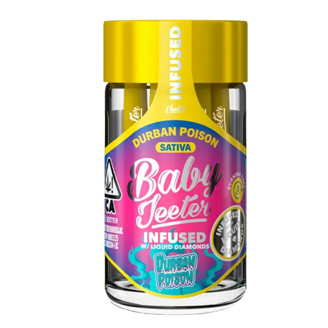 Product: Jeeter | Infused Pre-Roll 5-Pack - 2.5g - Double Rainbow