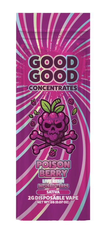 Good Good - 2g Disposable - Poison Berry