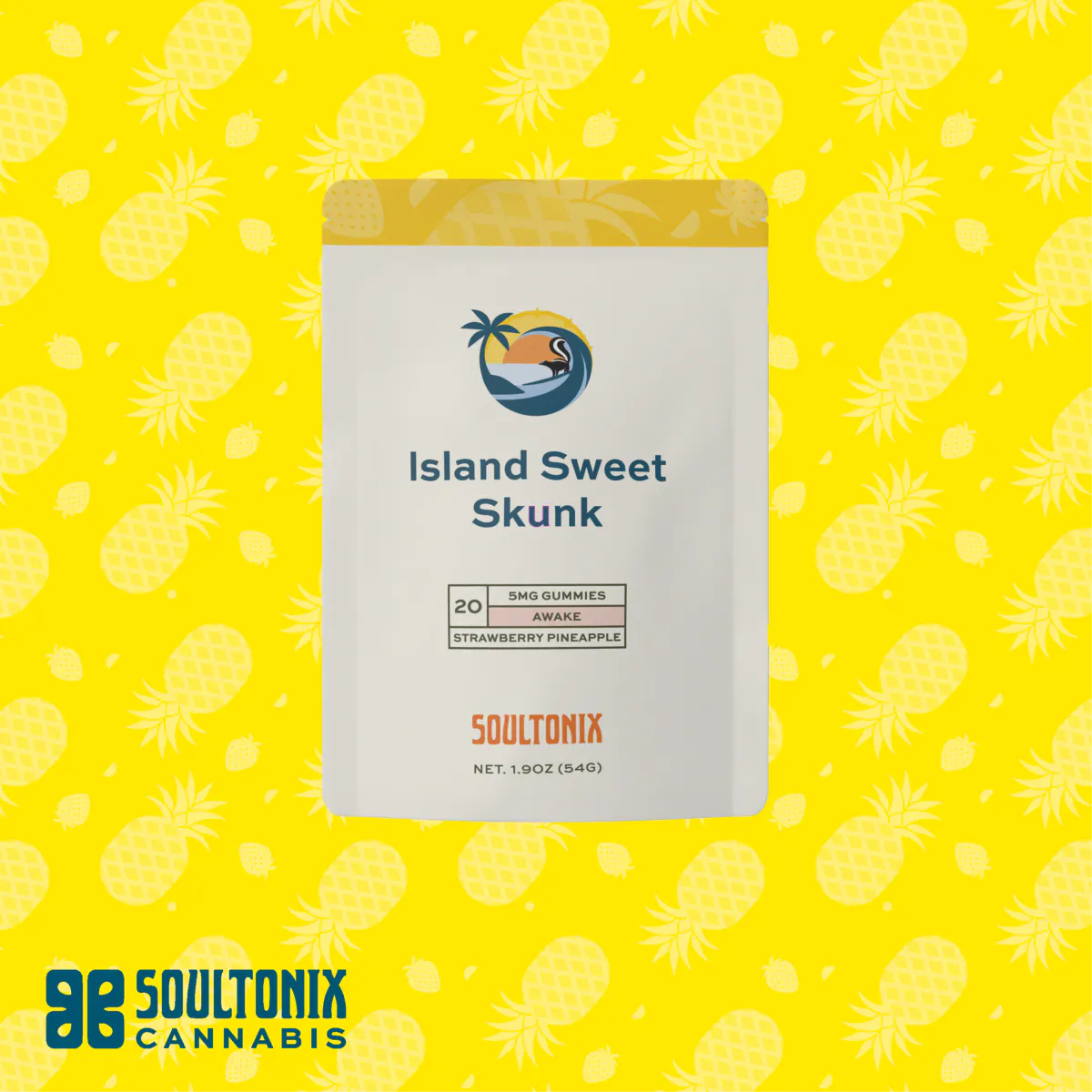 Sativa Island Sweet Skunk Soultonix Gummies | Greener Pastures