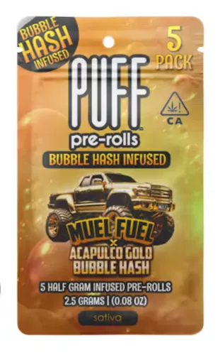Mule Fuel x Acapulco Gold – Bubble Hash Infused Pack – Sativa – [5pk]-1