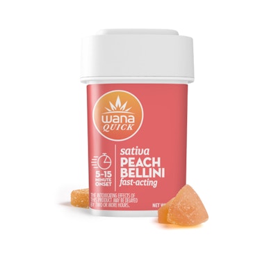 Product GR Wana Quick Gummies - Peach Bellini 100mg (10pk)