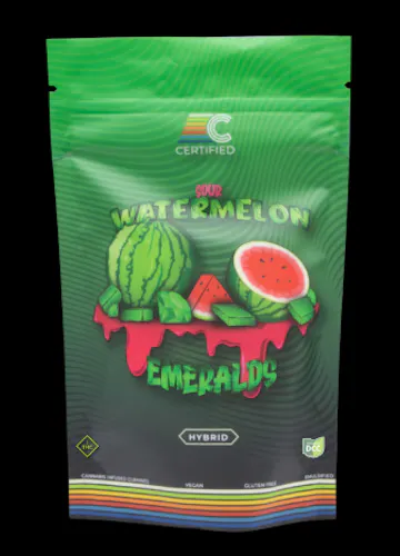 Sour Watermelon | 10mg Gummies | 40ct-1