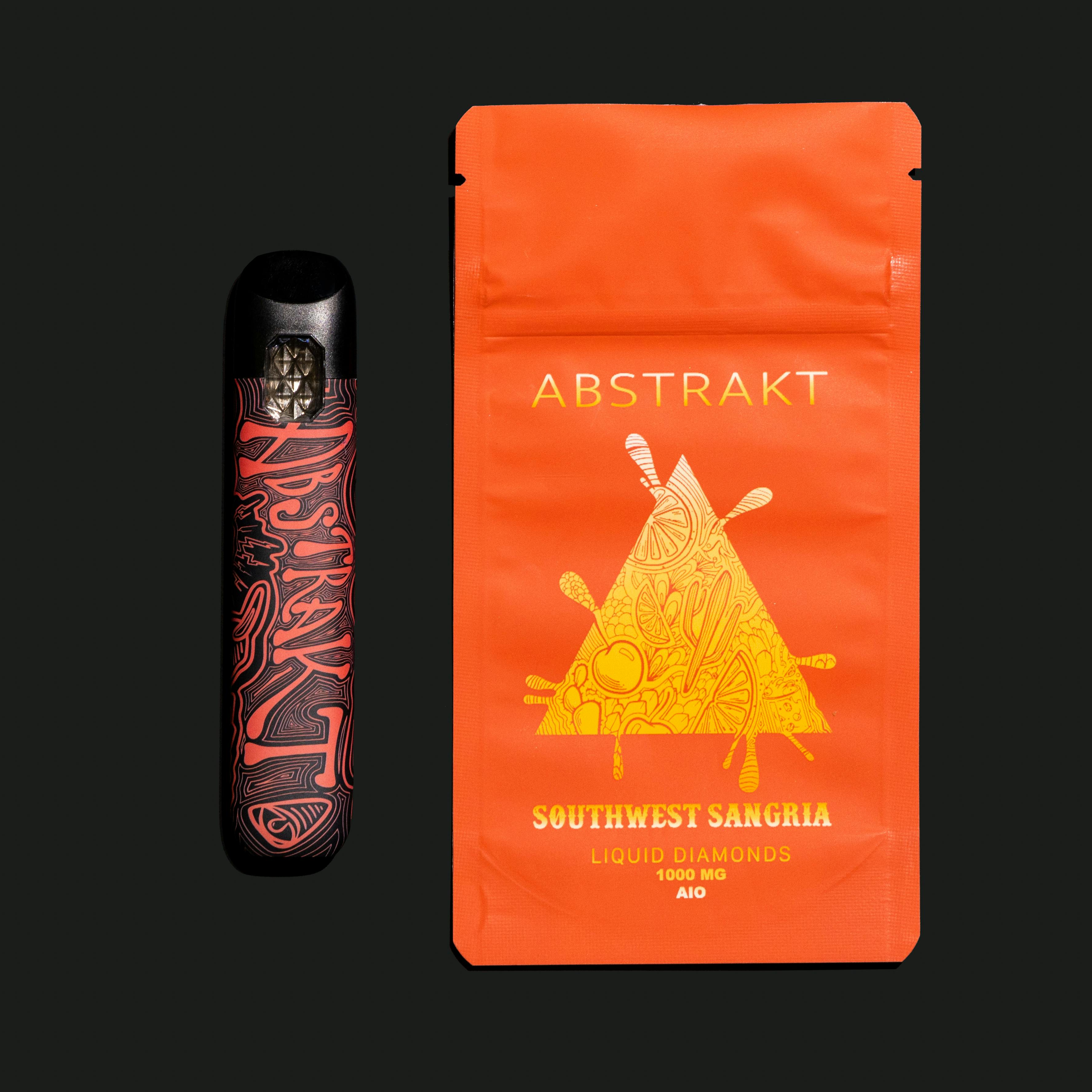 Abstrakt 1g Diamonds Disposable - Southwest Sangria