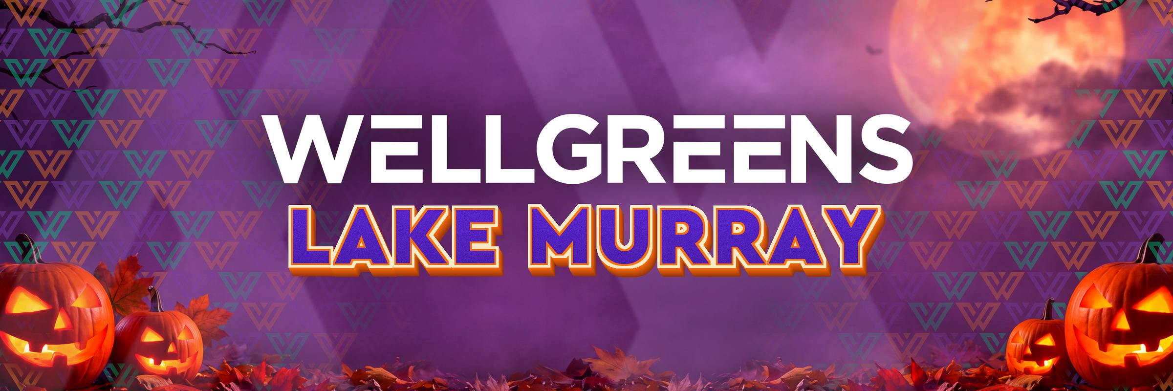 Wellgreens Lake Murray Halloween banner