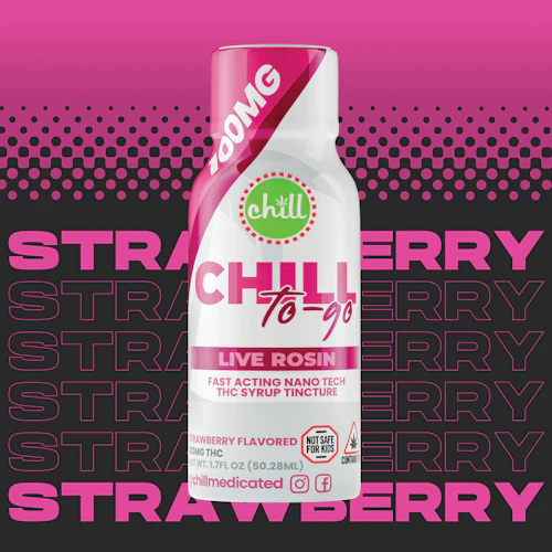 Chill Medicated - 100mg Live Rosin Syrup - Strawberry