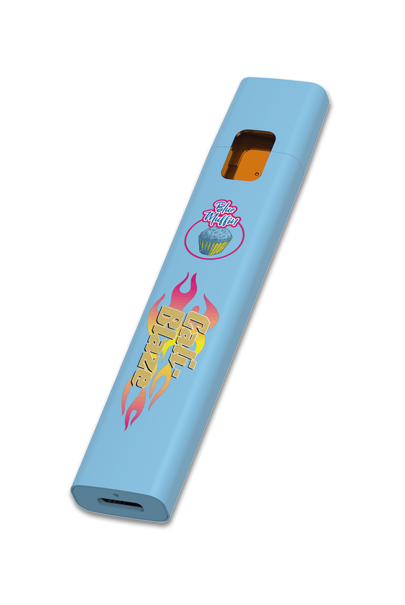 Product: Cali Blaze | Blue Muffin | Live Resin Disposable Indica