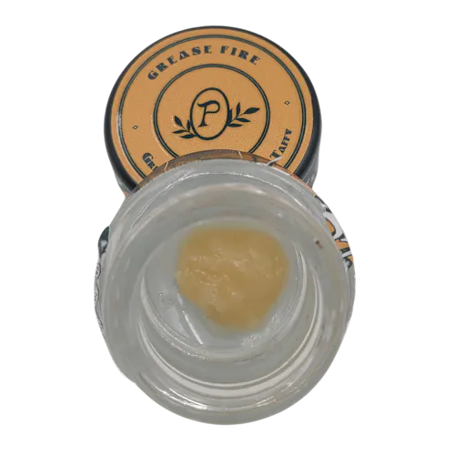 Peachy Hash | Grease Fire 1g Live Rosin-1