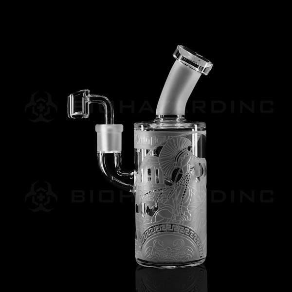 8" Deep Etched Dab Rig - Banger Hanger - Athena Design