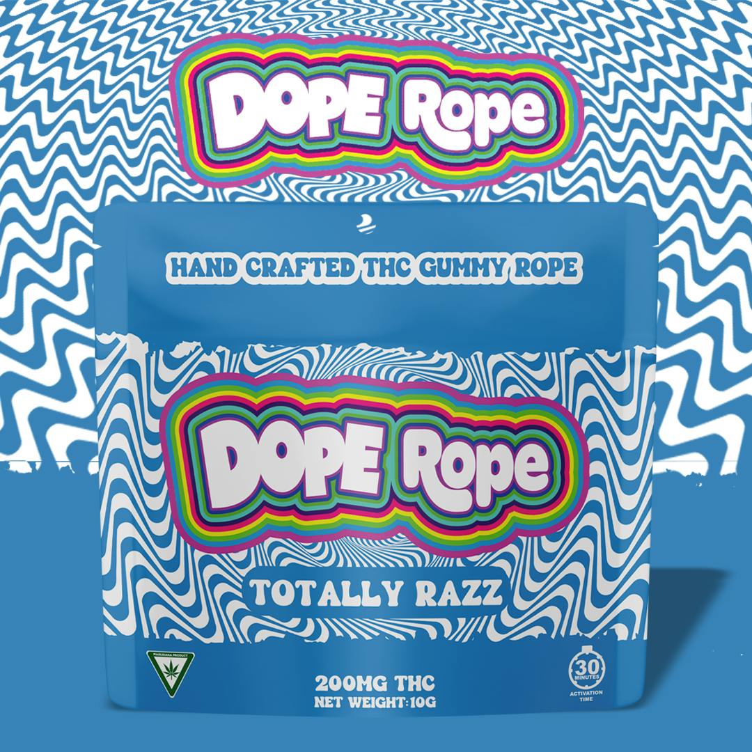 Dope Rope - 200mg Gummies - Totally Razz