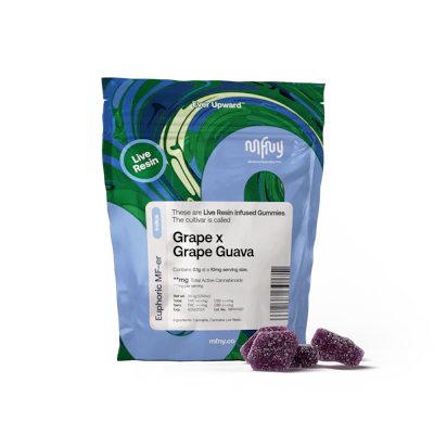 MFNY - 100mg Live Resin Gummies - Grape x Grape Guava - EDIBLES by MFNY at King of Budz