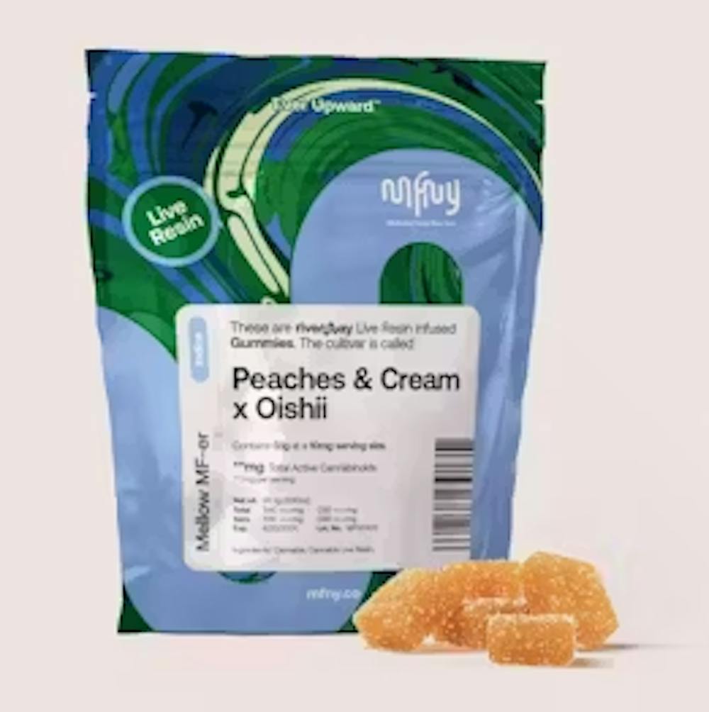 Product Gummies Live Resin | Peaches & Cream x Oishi (I) | 10mg | MFNY