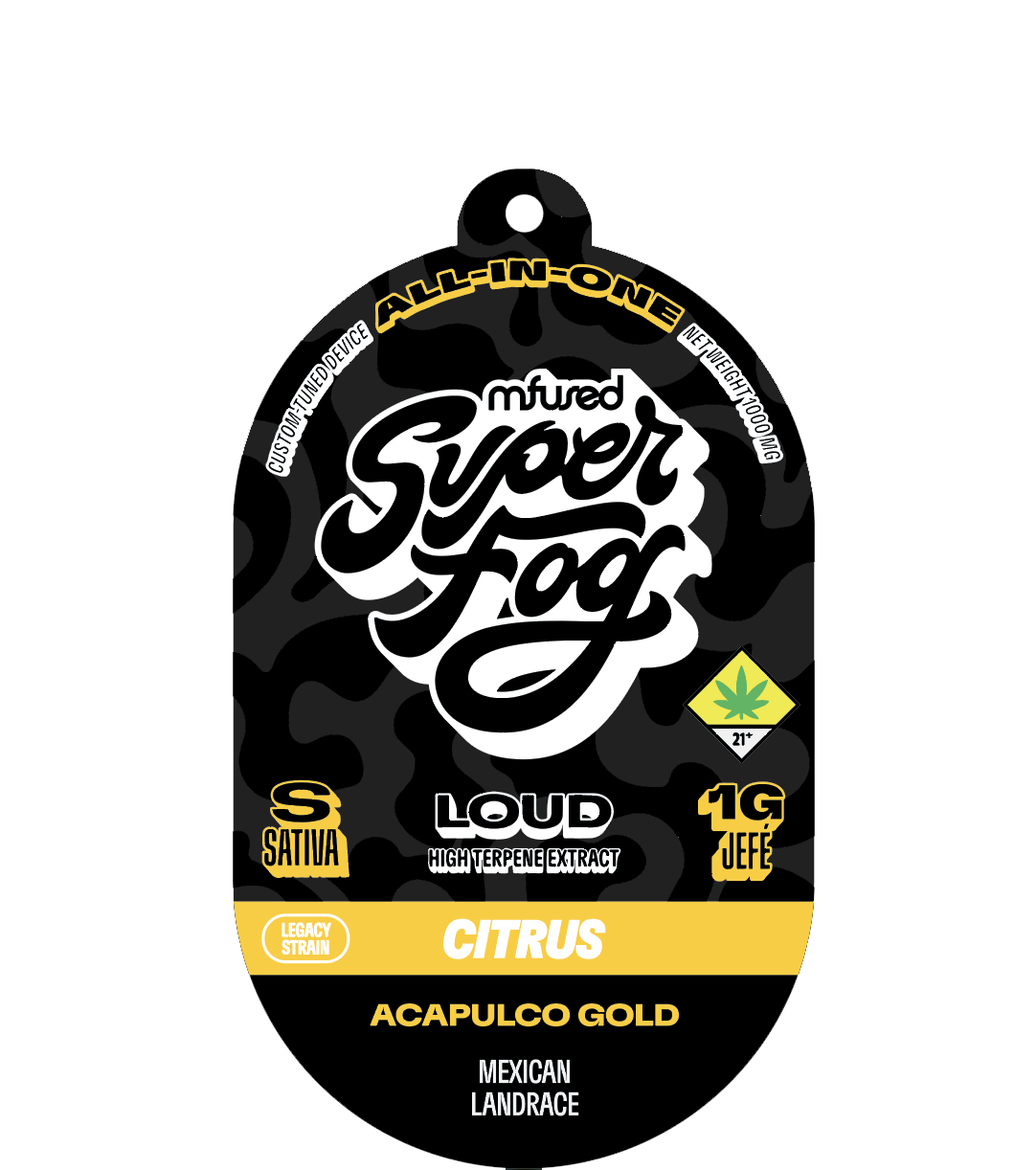 Buy Mfused Turn Down CBN:CBD 4:1:1 Super Fog Vibes Disposable | 1g