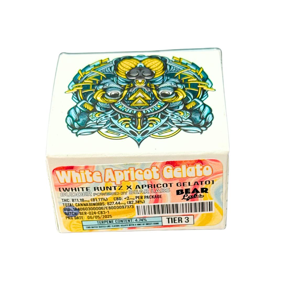 WHITE APRICOT GELATO LIVE RESIN BUDDER