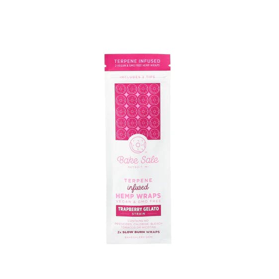 Bake Sale - 2pk Terpene Infused Hemp Wrap - Trapberry Gelato
