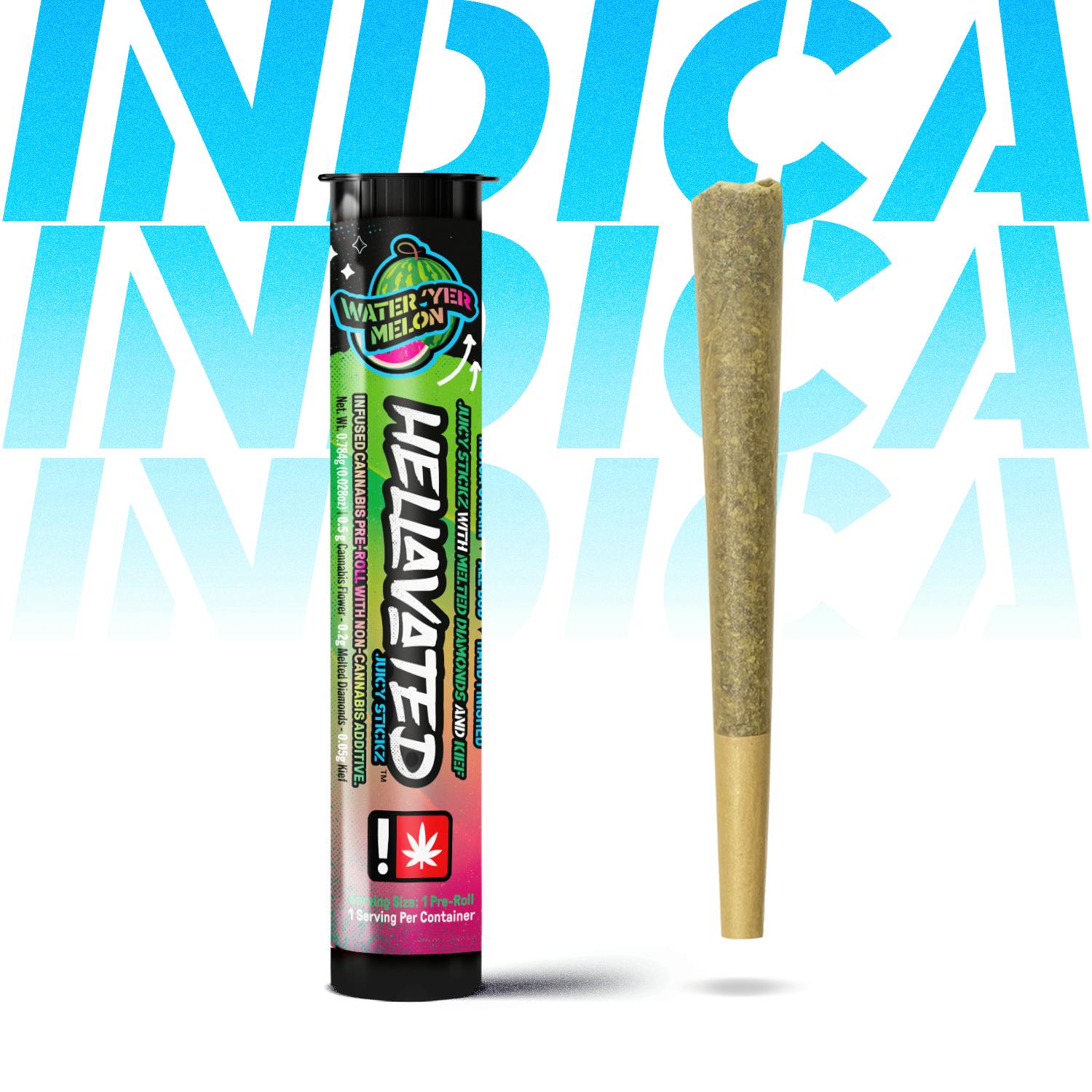 Hellavated | Water'Yer Melon Infused Pre-Roll
