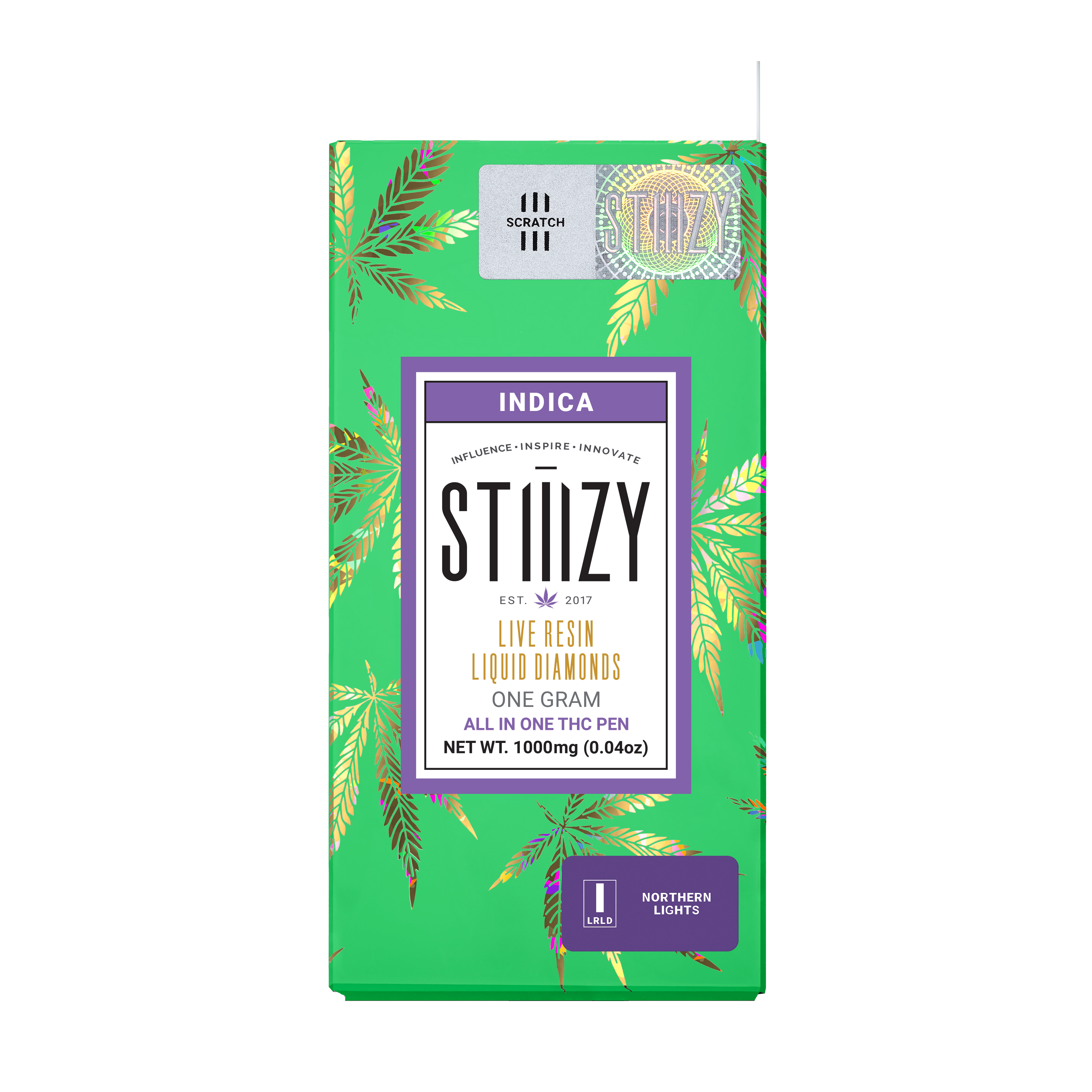 STIIIZY | Northern Lights | Live Resin Liquid Diamond | Disposable | Vape