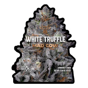 Mad Cow Mylar Bag | White Truffle