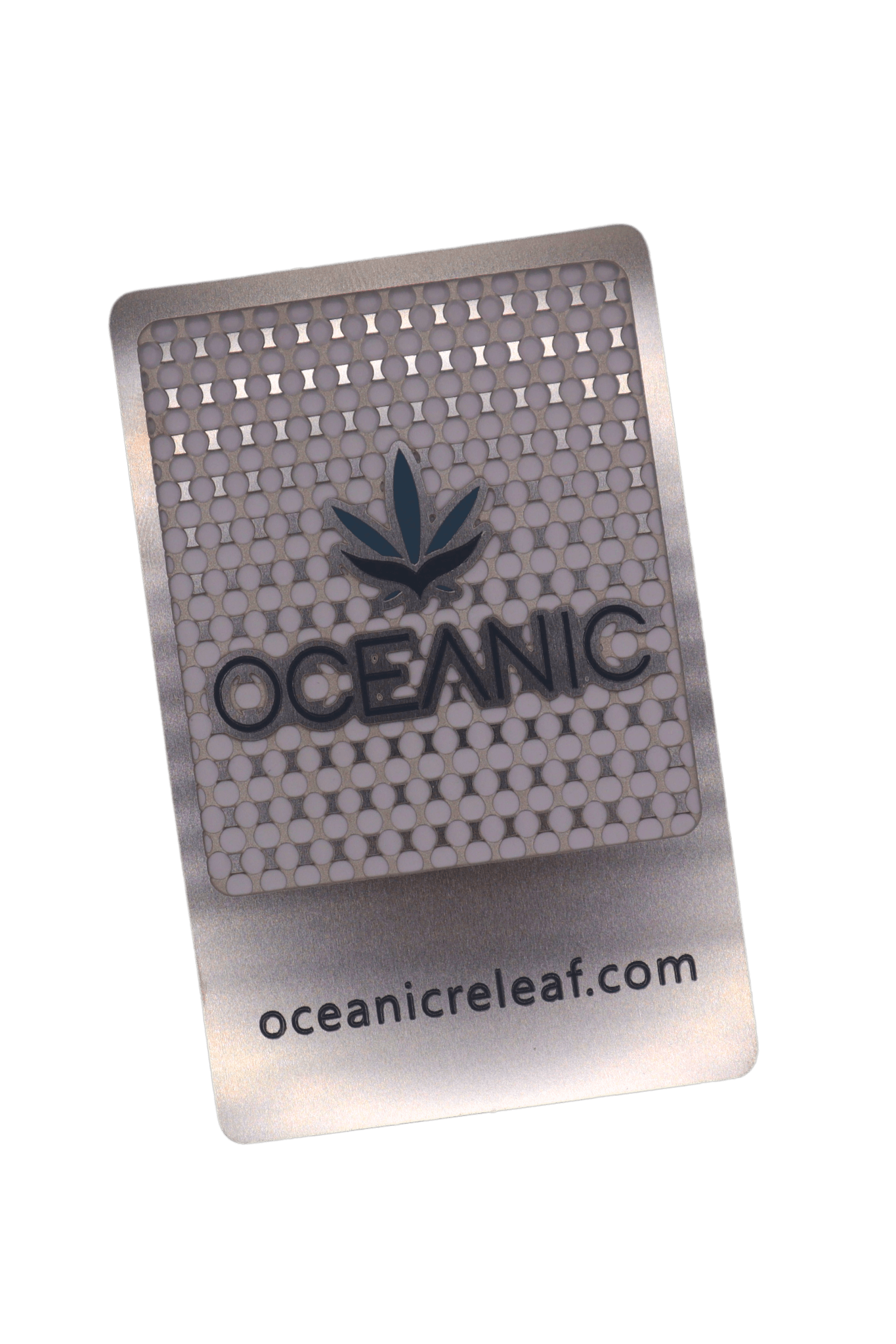 Oceanic Grinder Card | Oceanic Cannabis & Coffee (Burin)