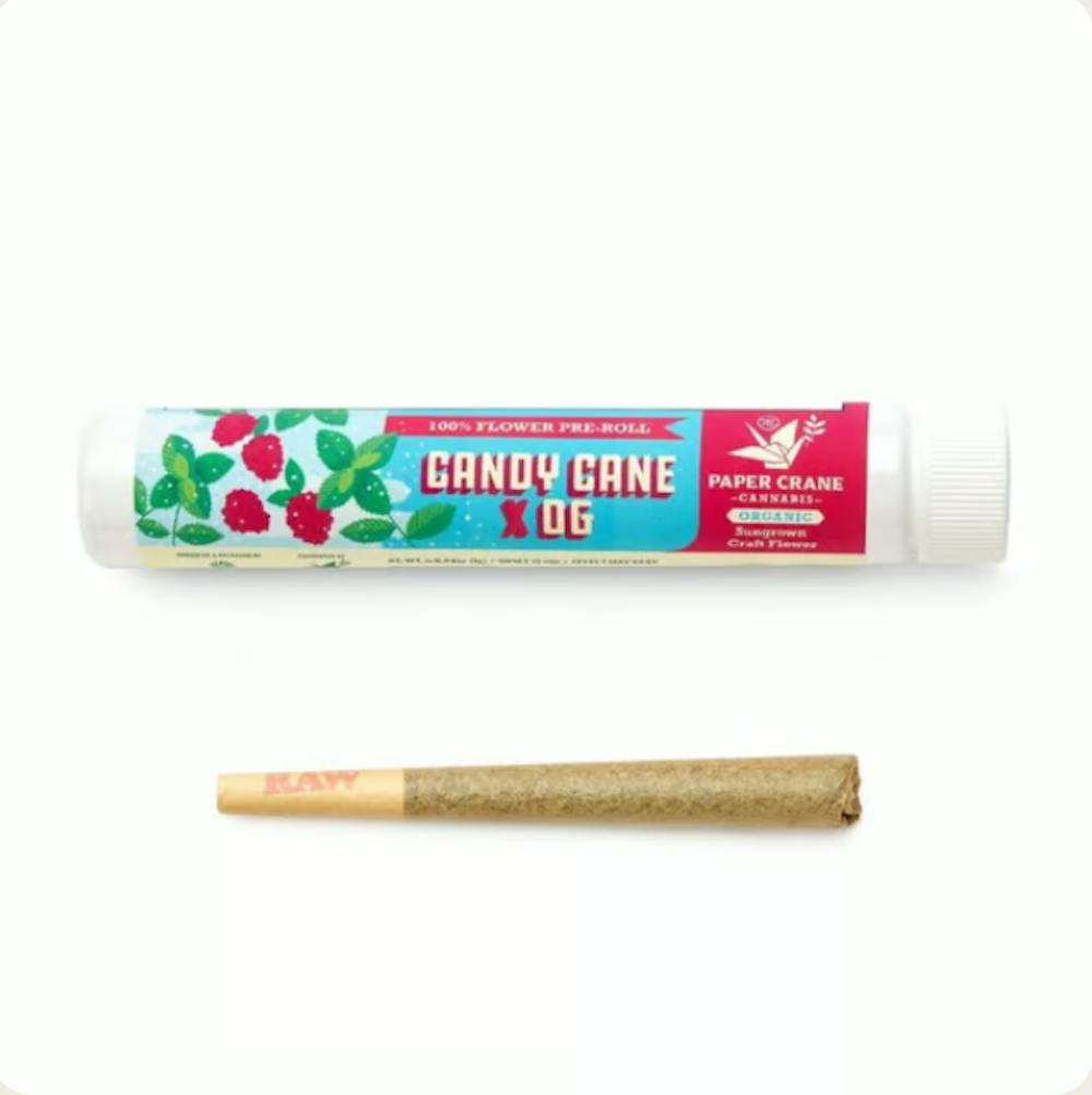 Product Paper Crane | Candy Cane x OG | Preroll