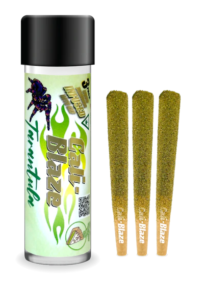 Cali-Blaze - 3-Pack 1g Tarantulas - Key Lime Pie - PRE_ROLLS by Cali-Blaze at King of Budz