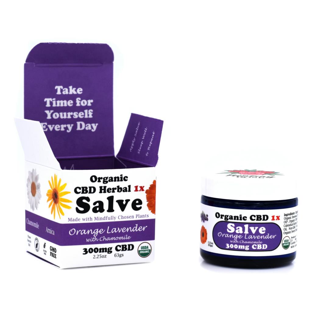 Organic Orange Lavender 2X Herbal Salve