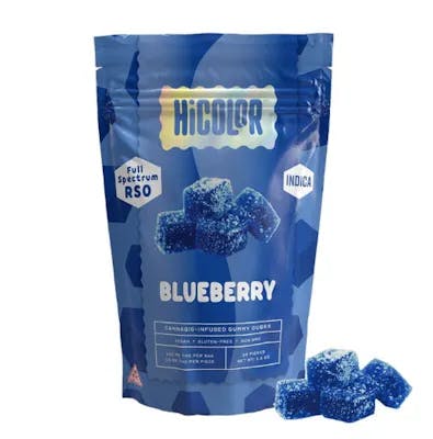 HICOLOR - 100mg RSO Gummies - Blueberry