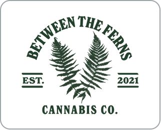 logo for Between The Ferns Cannabis Co.