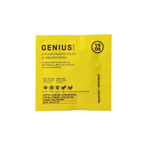 1906 | 4 Genius pills | 2.5mg-1