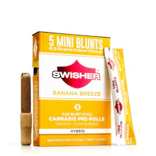 Swisher - 5-Pack .5g Infused Blunts - Banana Breeze (H)