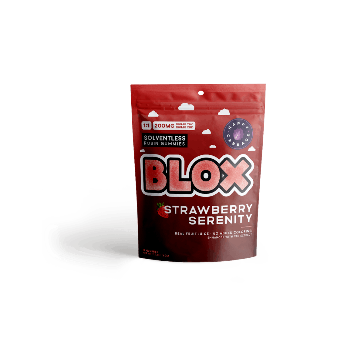 Photo of Blox | Strawberry Serenity Gummies| 100mg 1:1 Rosin 10pk CBD
