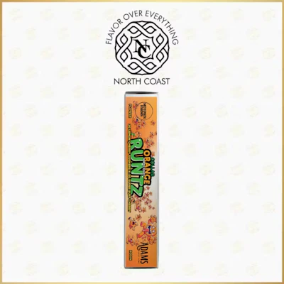 North Coast x Motown Farms x Adams Family - 2.5g Rice Paper Donut Tier 2 - Orange Runtz