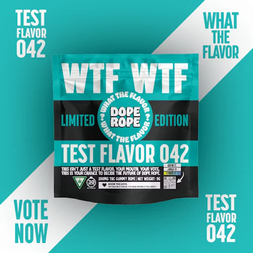 Dope Rope - 200mg Gummies - Test Flavor 042 (WTF)