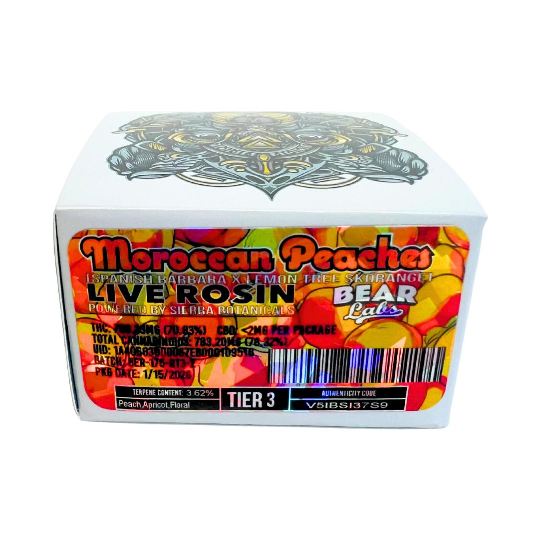 MOROCCAN PEACHES LIVE ROSIN TIER 3