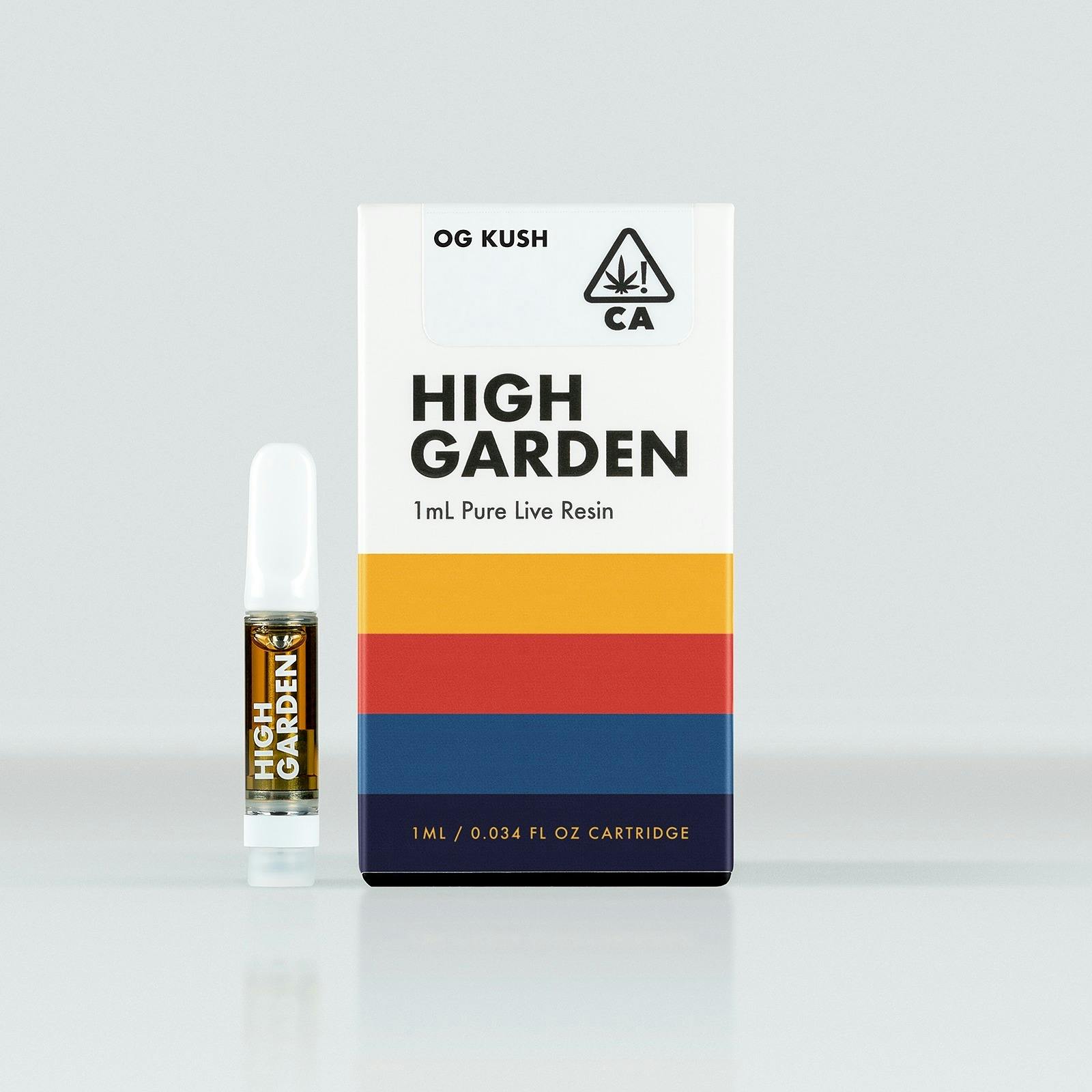 High Garden | OG Kush | Live Resin Cart | 1ml